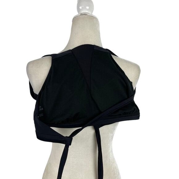 prAna Women's Black Regan High Neck Bikini Top with Mesh Detail Size Small - Picture 13 of 15